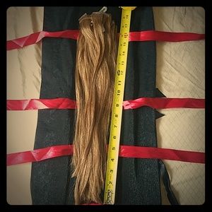 10 piece real hair extentions with protective case